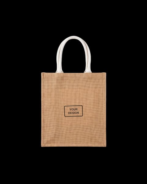 Shopper Jute Tote Bag