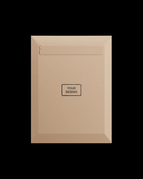 Enveloppe kraft estampillée