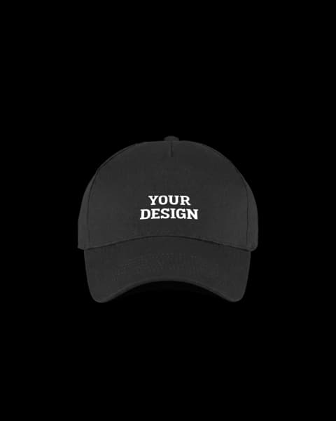 Casquette de baseball structurée à 5 panneaux