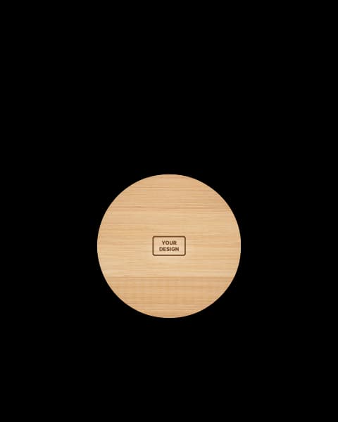 Sous-verres ronds en bambou