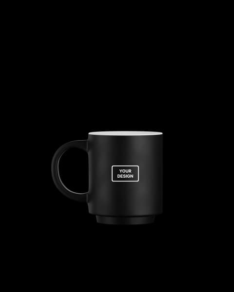 Taza cerámica apilable