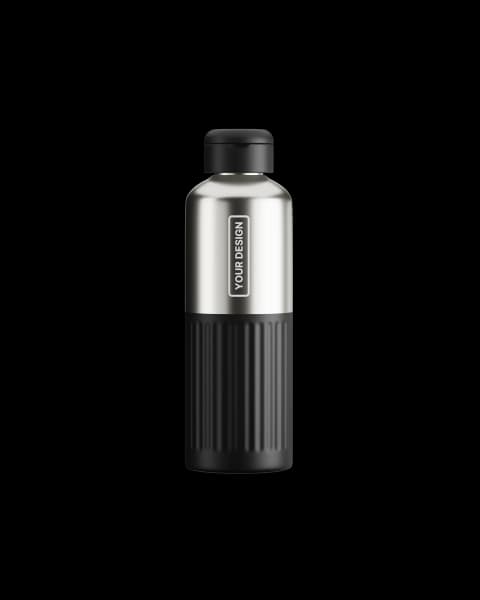 Geriffelte auslaufsichere Wasserflasche · 750 ml