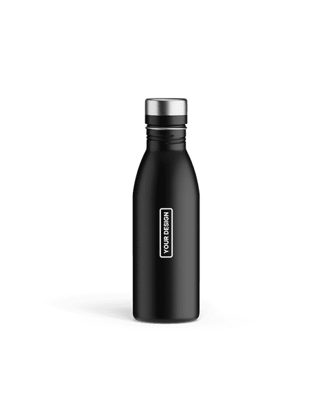 Silver Cap Bottle · 17 oz