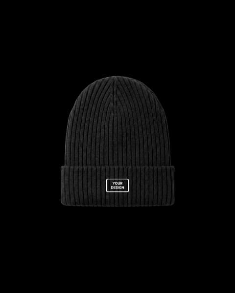 Double Knitted Rib Beanie