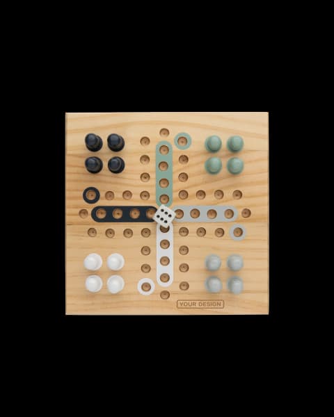 Claire Wooden Ludo Game