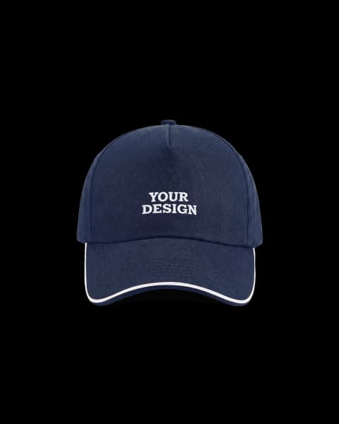 Twill Structured 5-Panel Cap