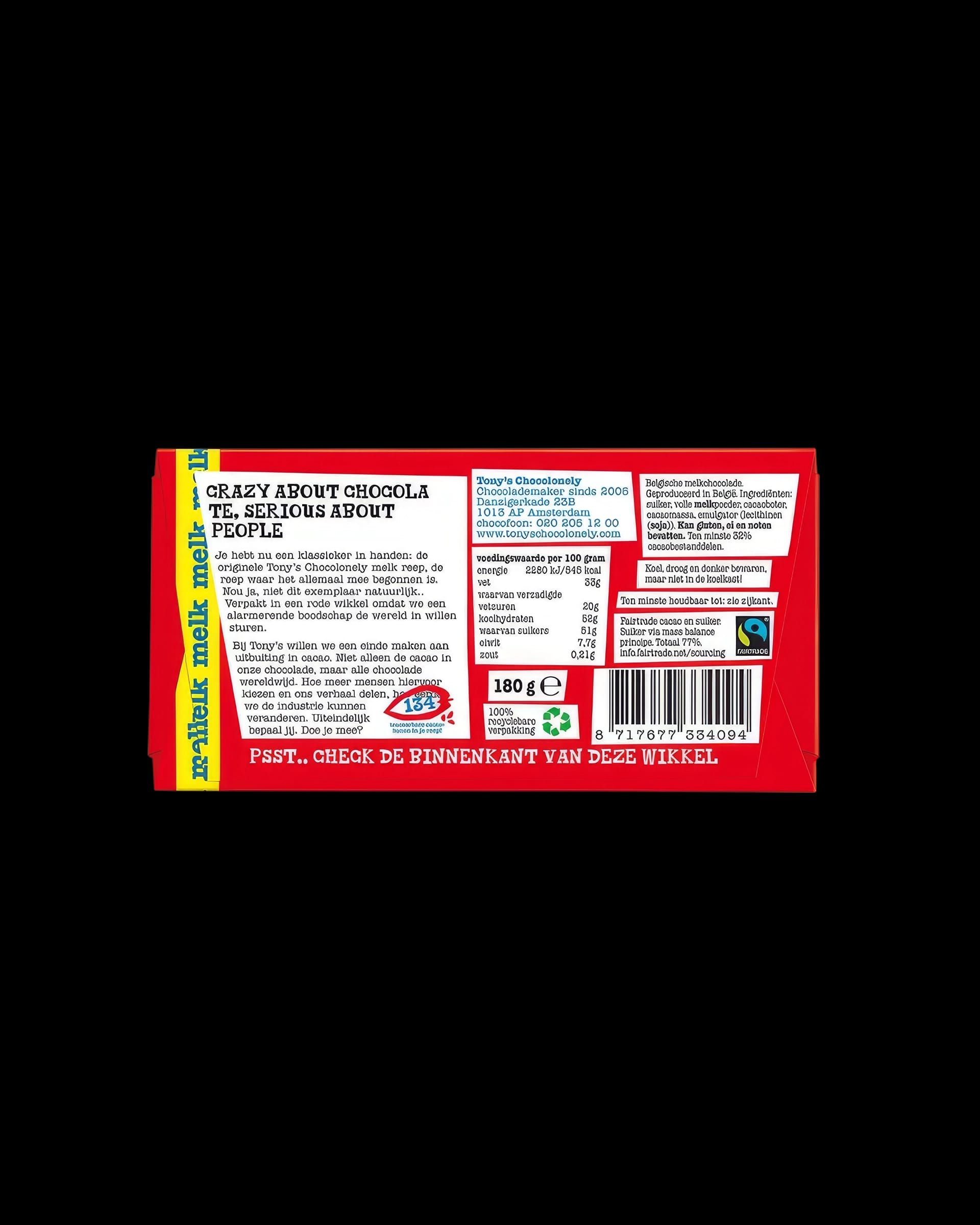 Large Bar Tony's Chocolonely