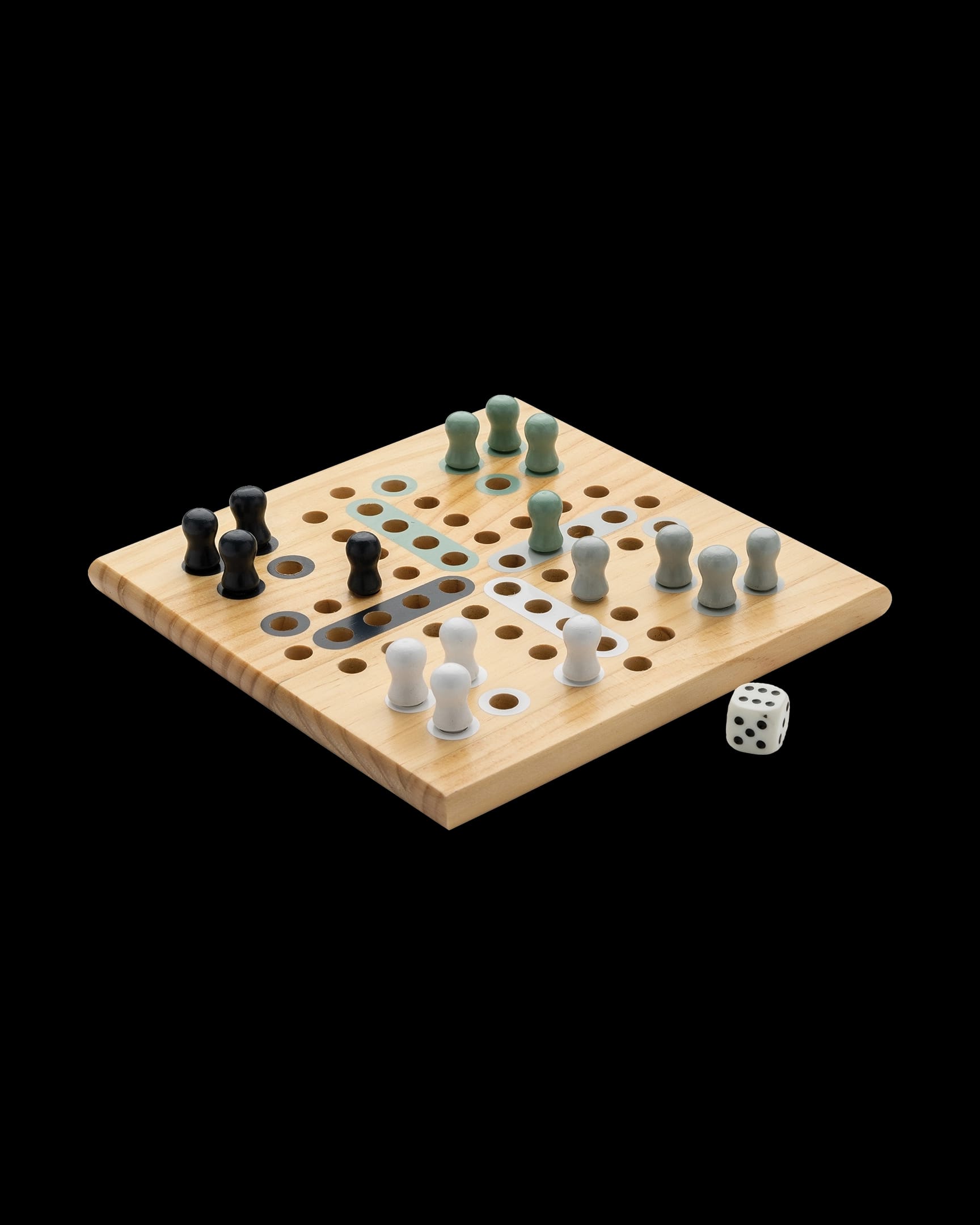 Claire wooden Ludo game - Image 1