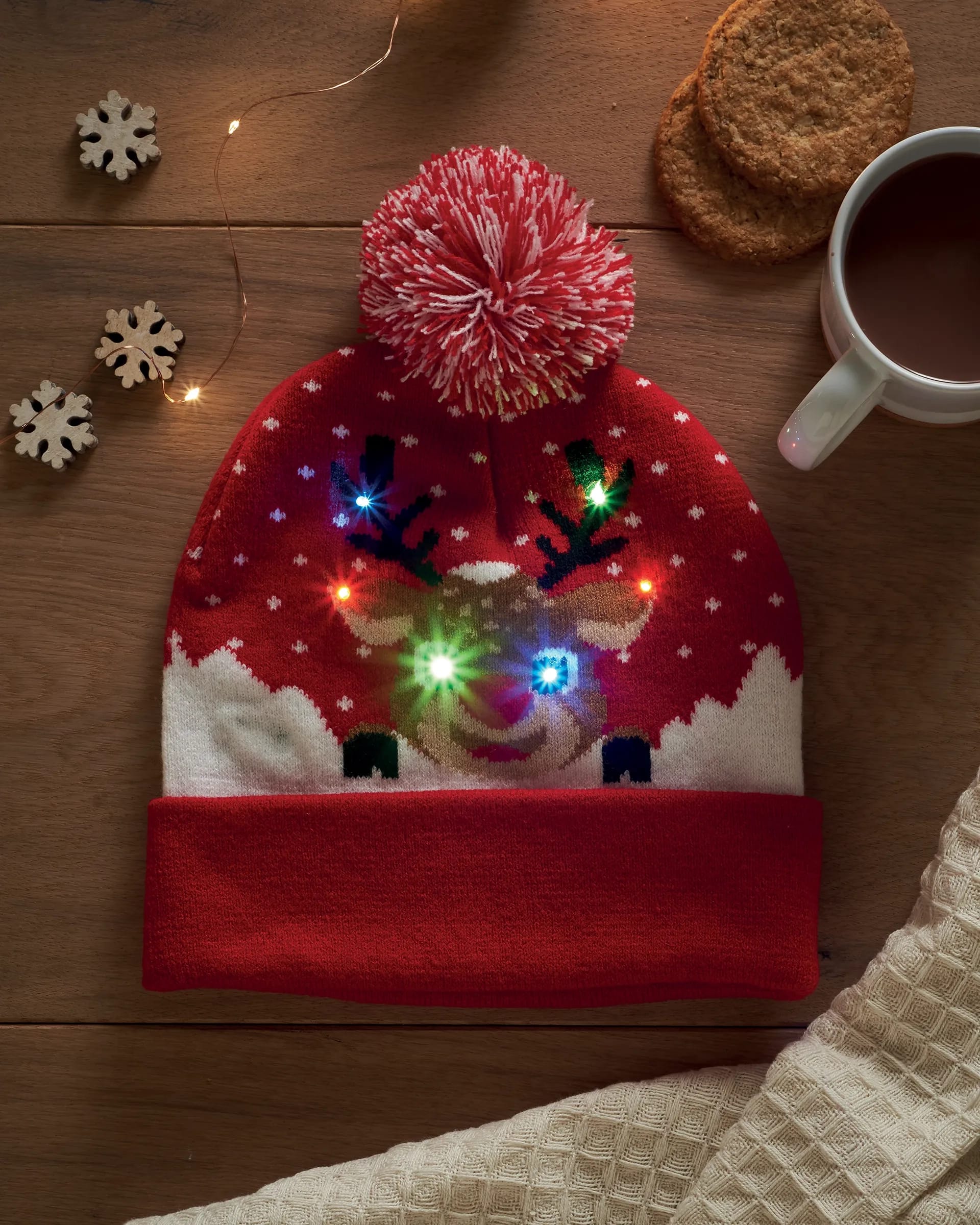 Christmas LED Knitted Beanie