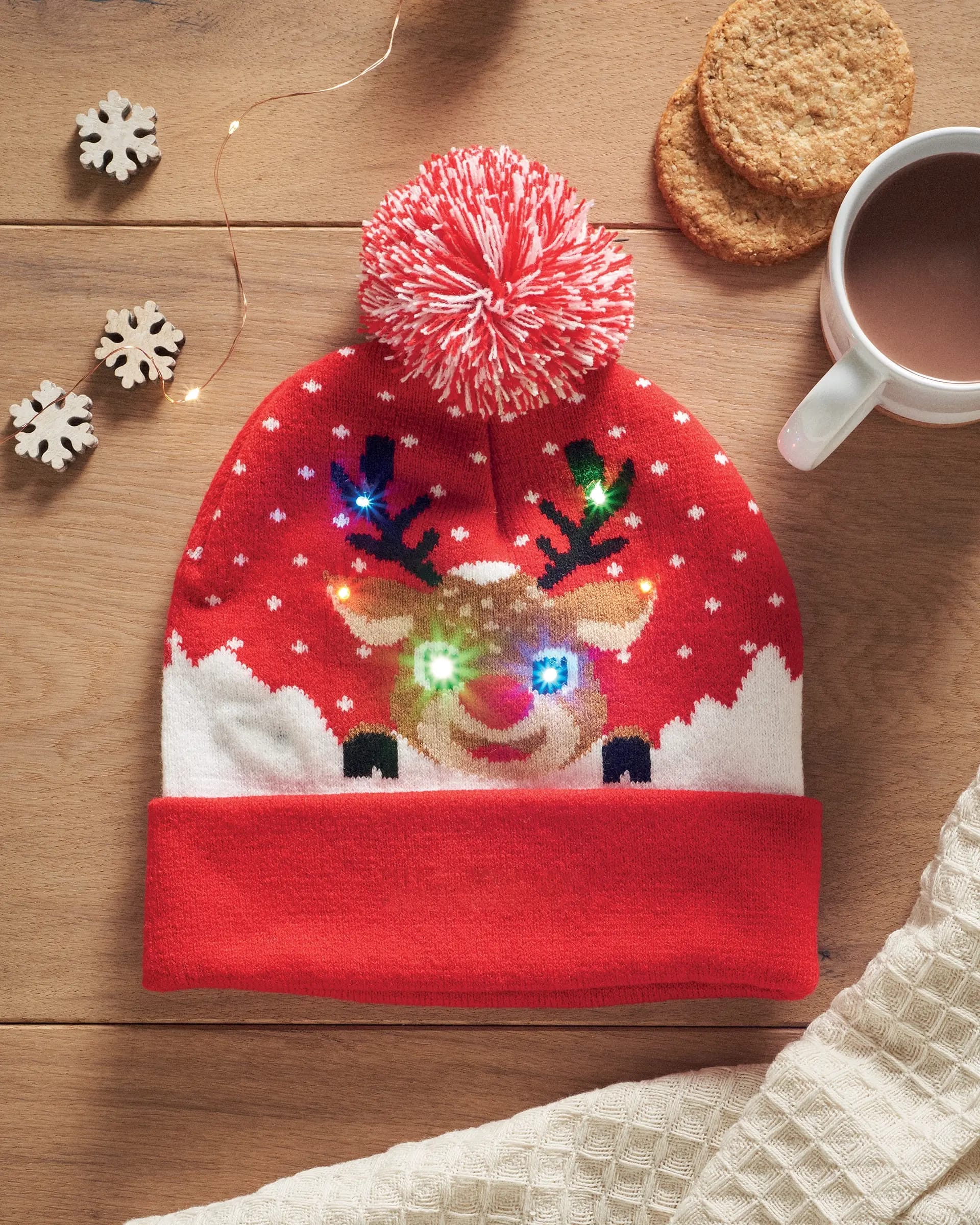 Christmas LED Knitted Beanie