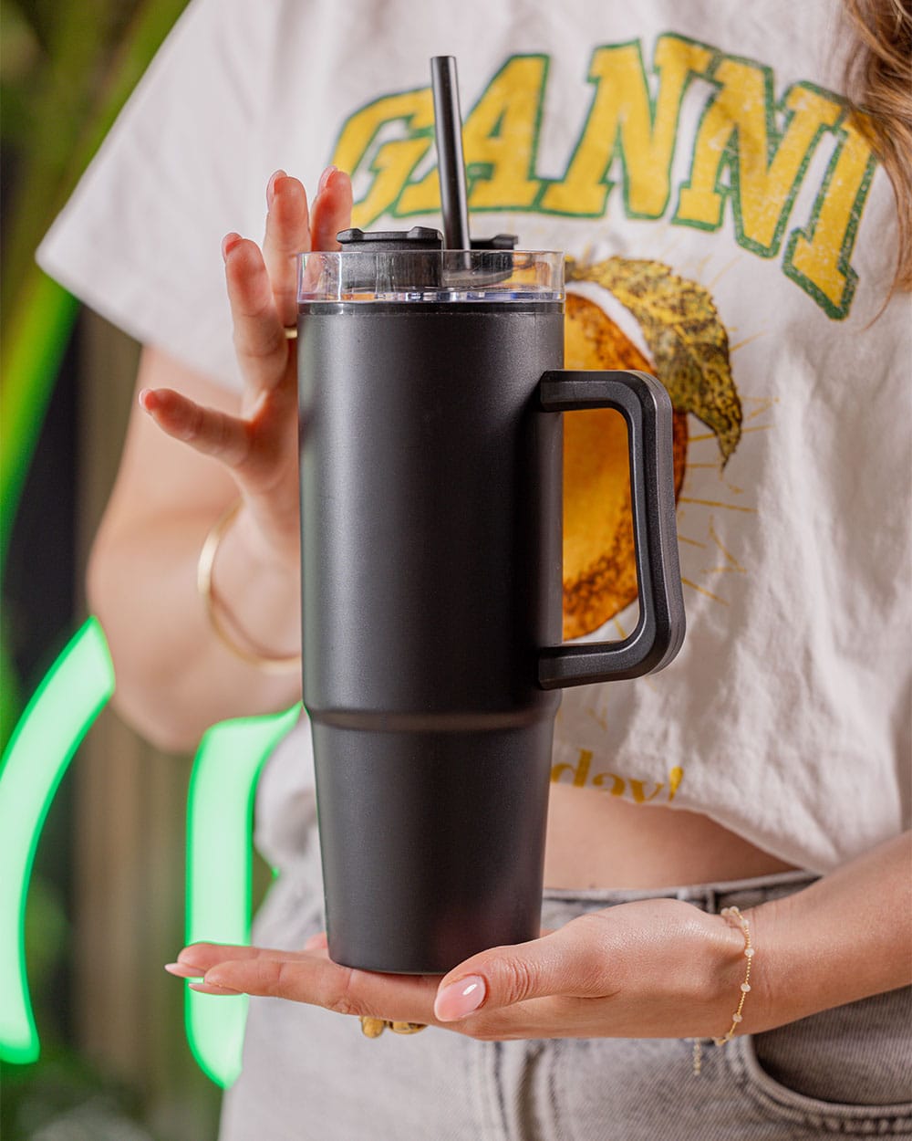 Large Handle Tumbler