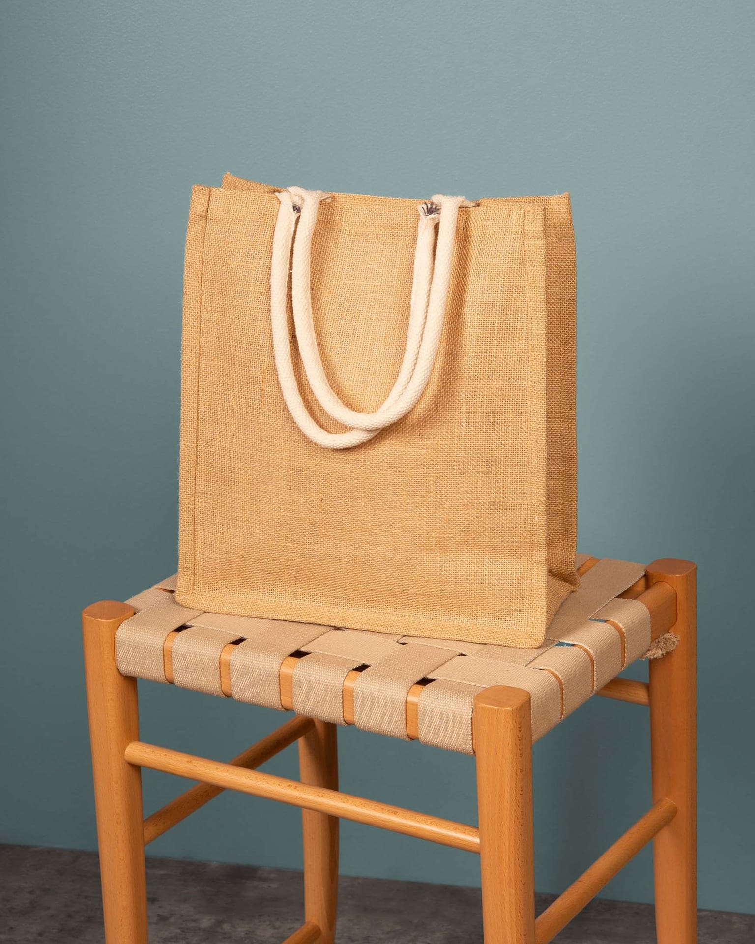 Shopper Jute Tote Bag