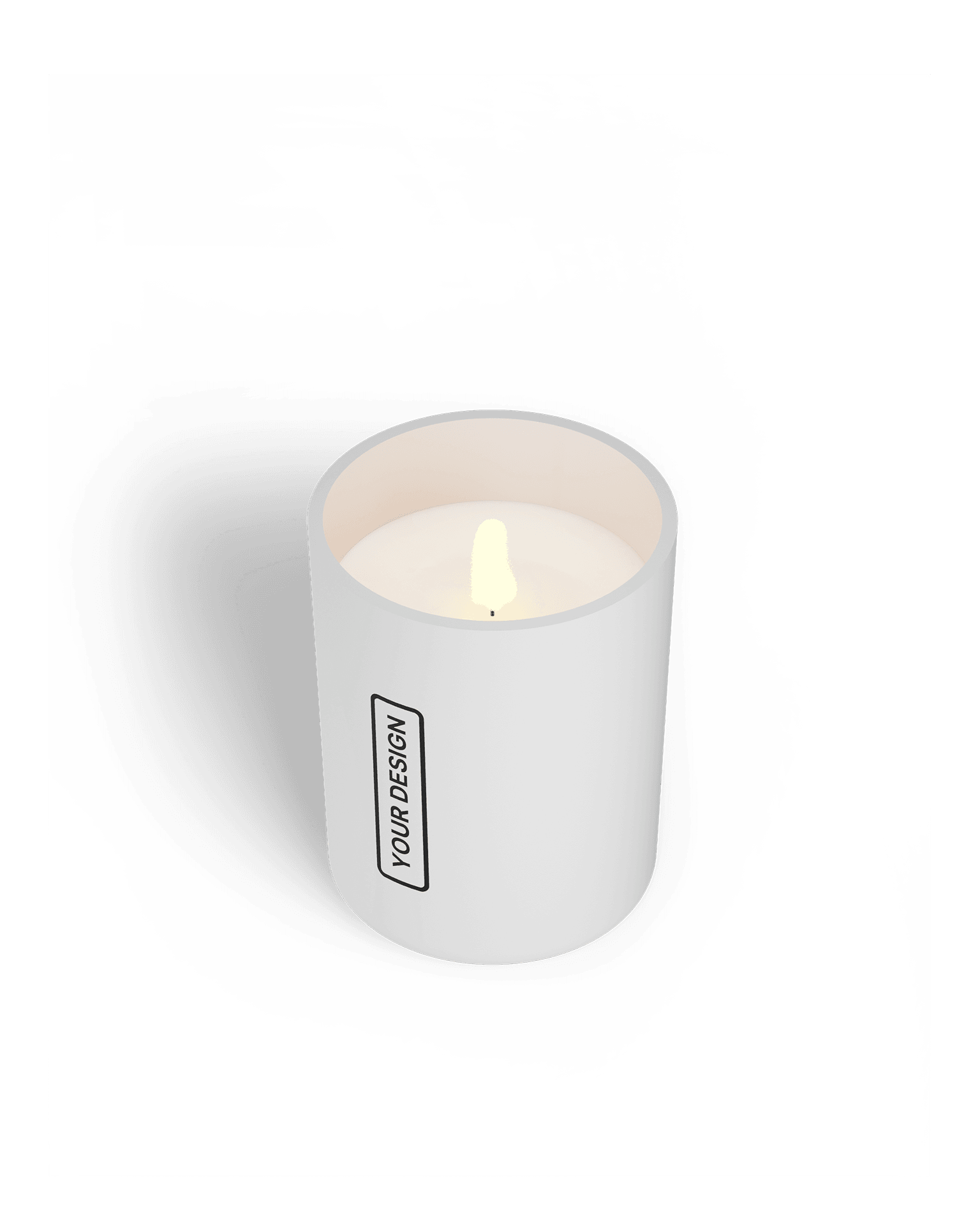 Glass Scented Candle 
