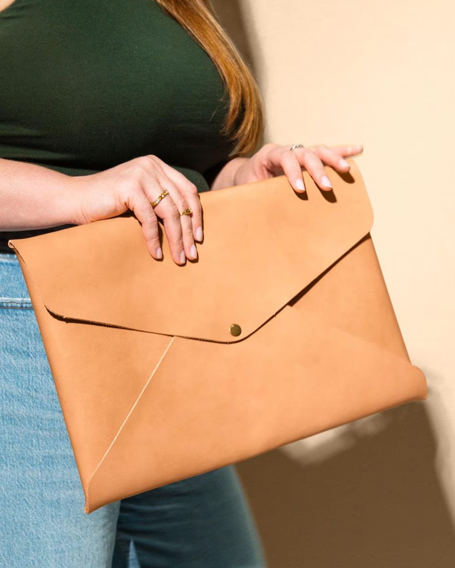 Leather Laptop Envelope
