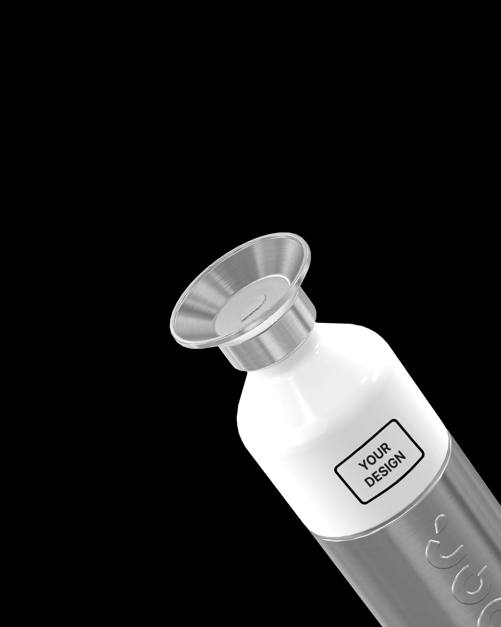 Dopper Silver x Flip Straw · 490 ml