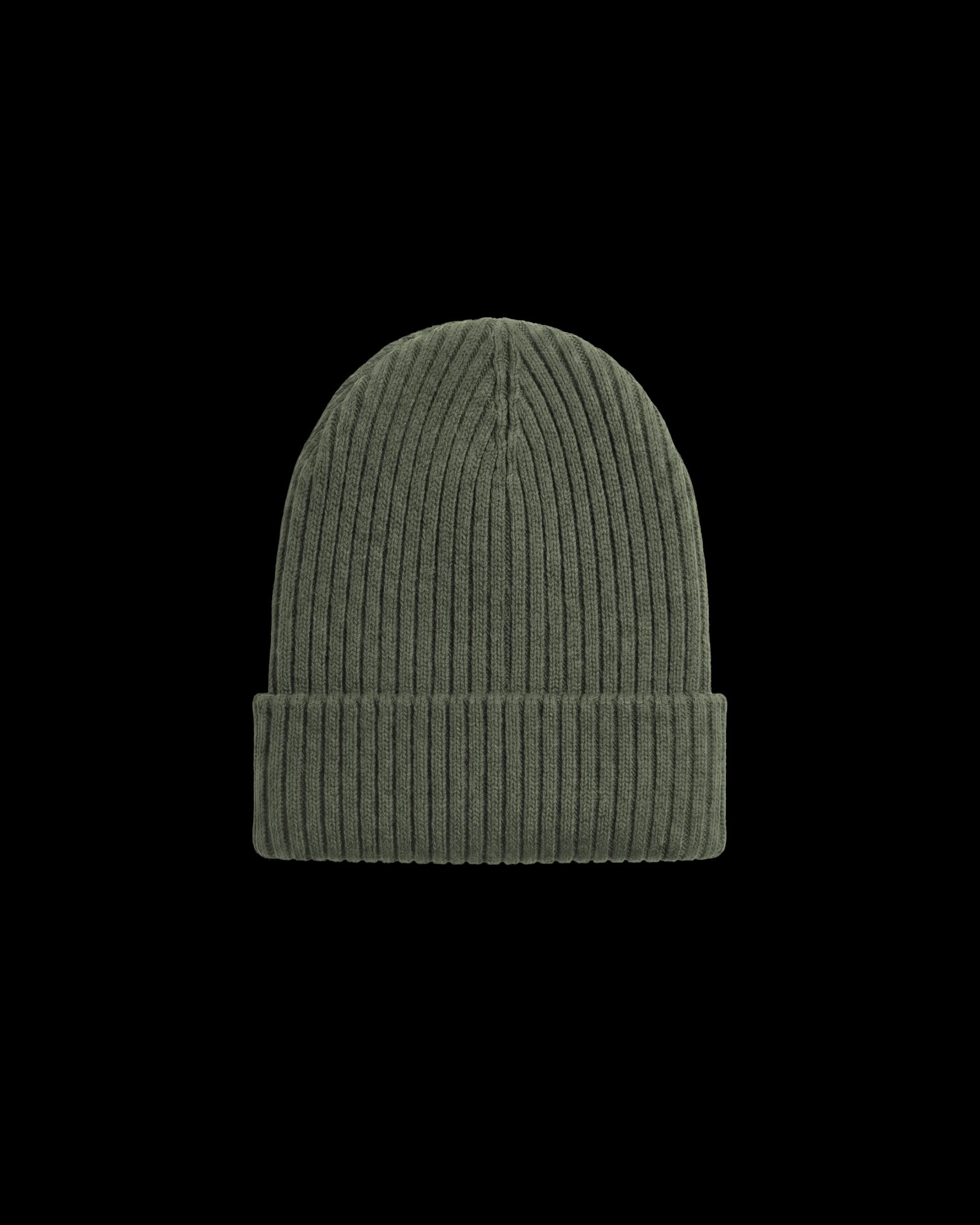 Double Knitted Rib Beanie