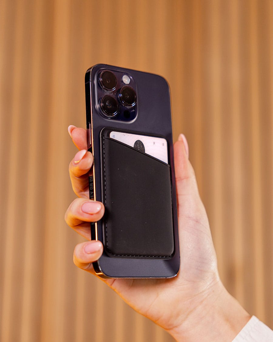 Magnetic Phone Card Holder