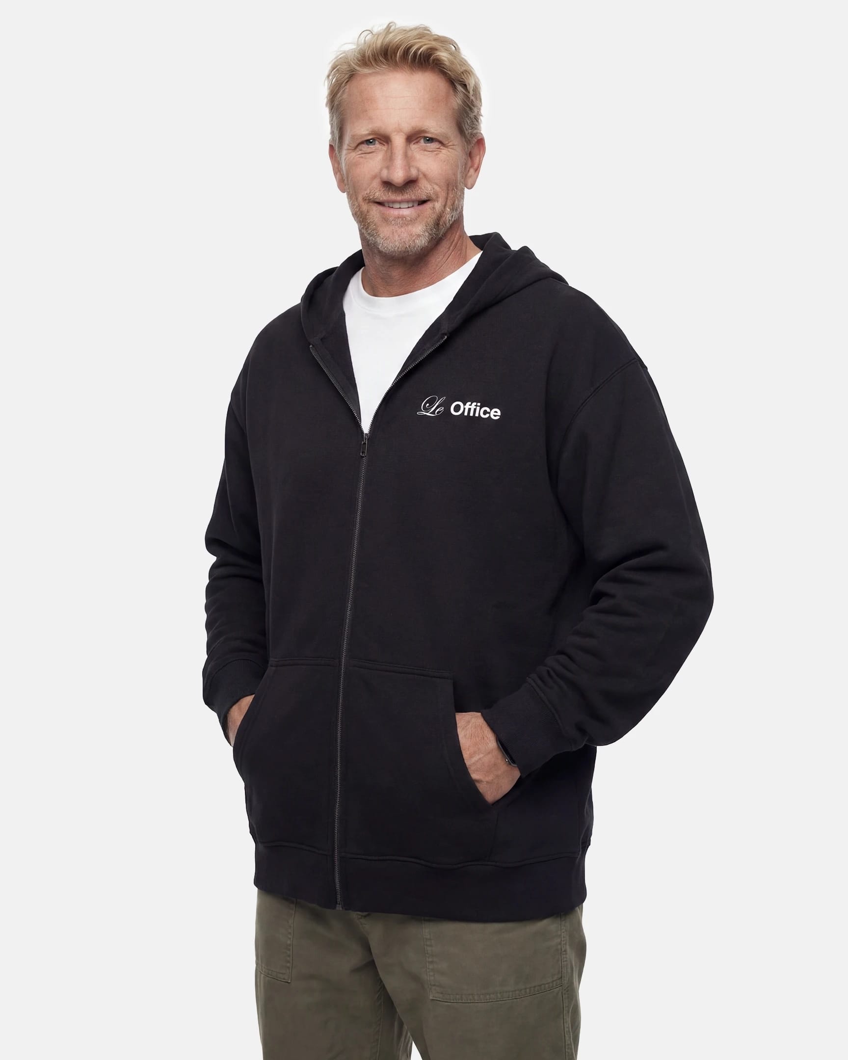 Express AS Colour Relaxed Zip Hoodie