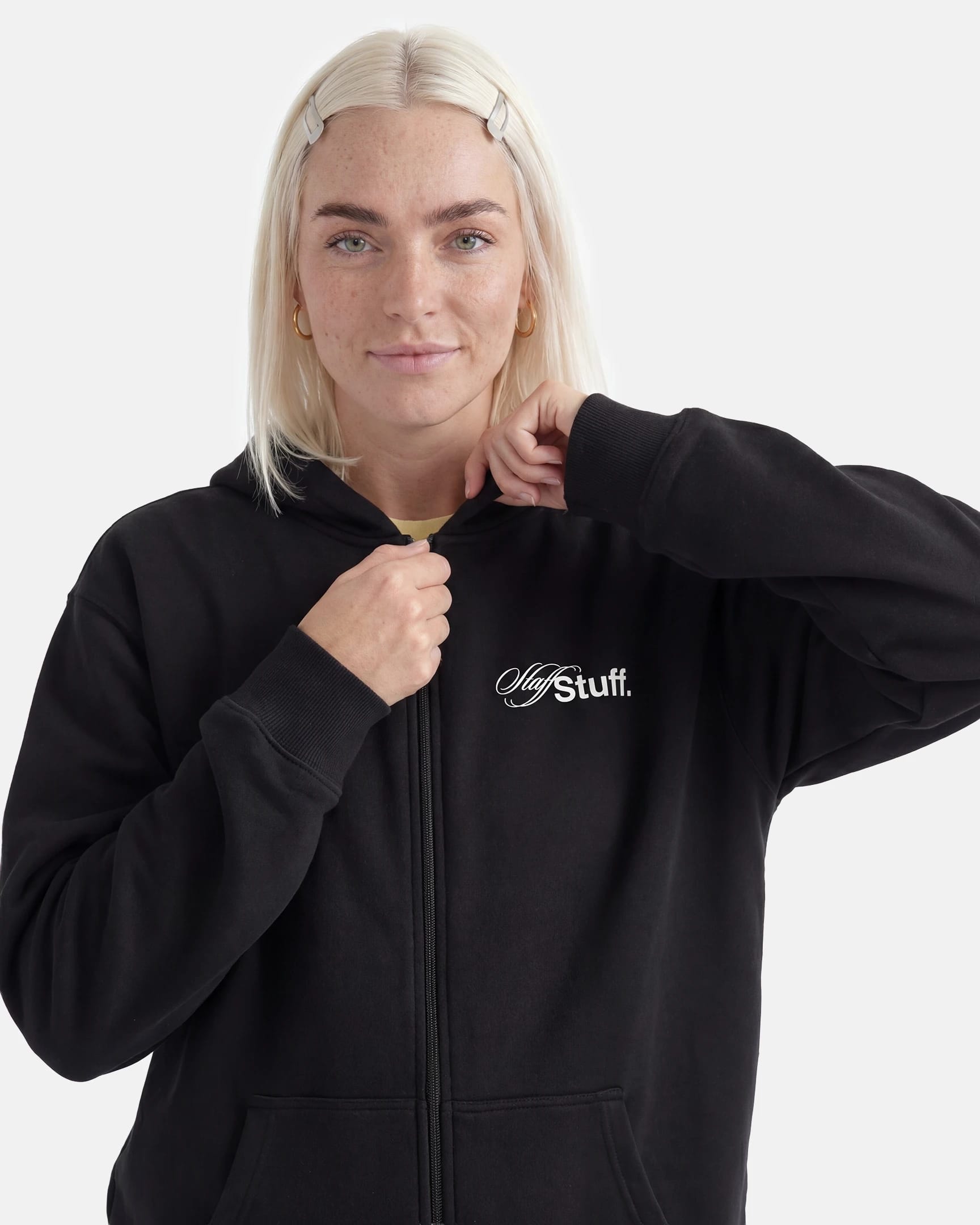 Express AS Colour Relaxed Zip Hoodie