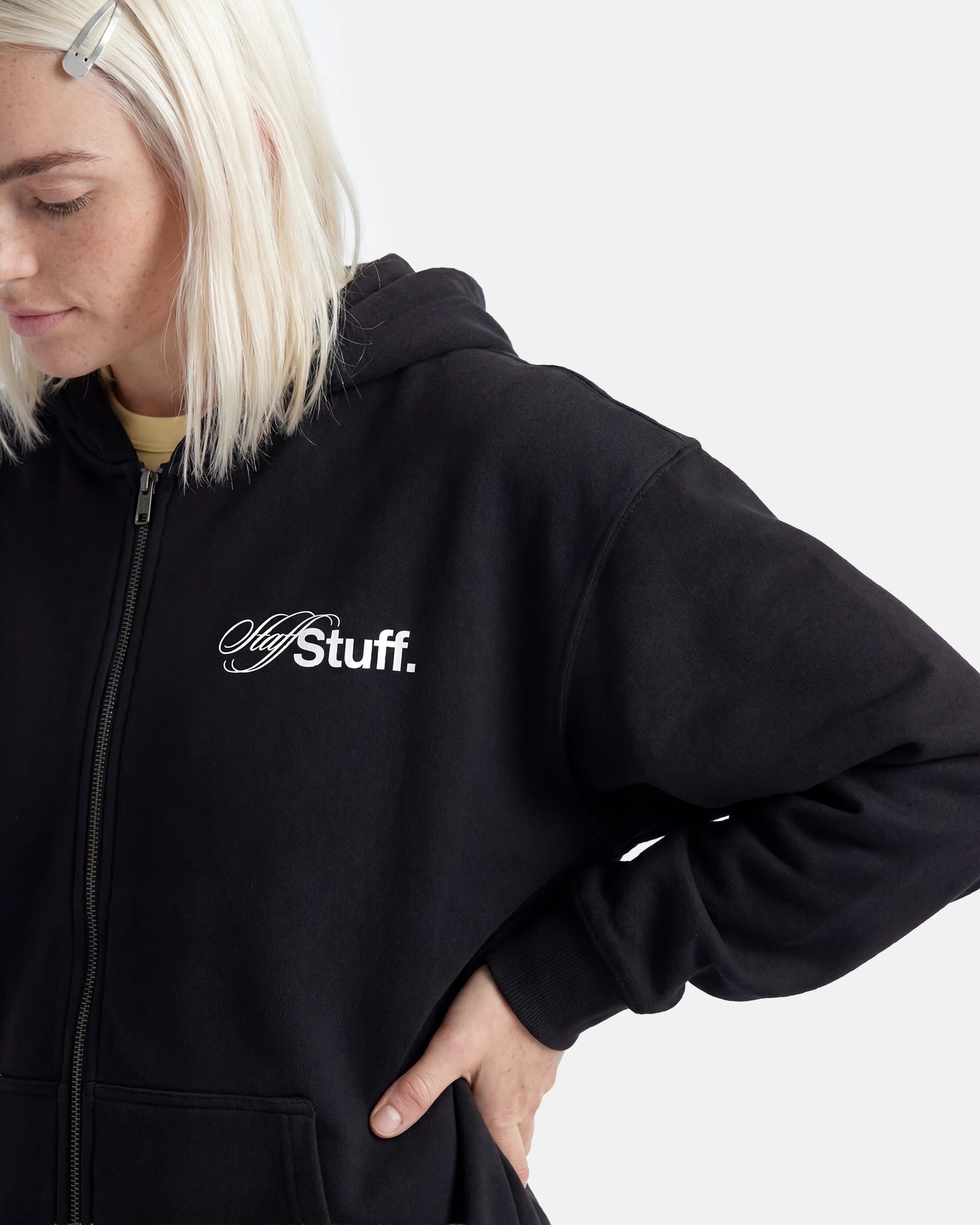 Express AS Colour Relaxed Zip Hoodie