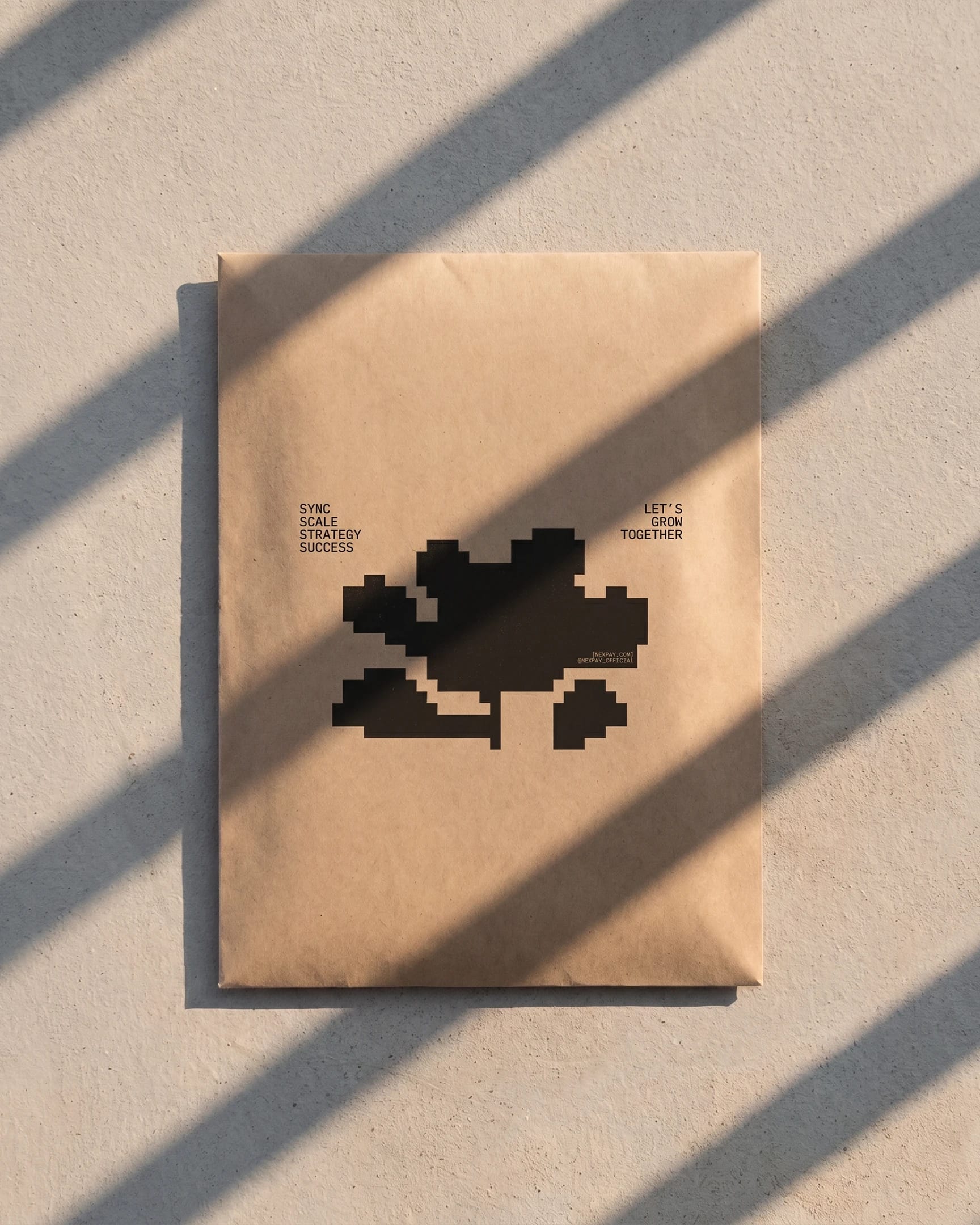 Stamped Kraft Envelope