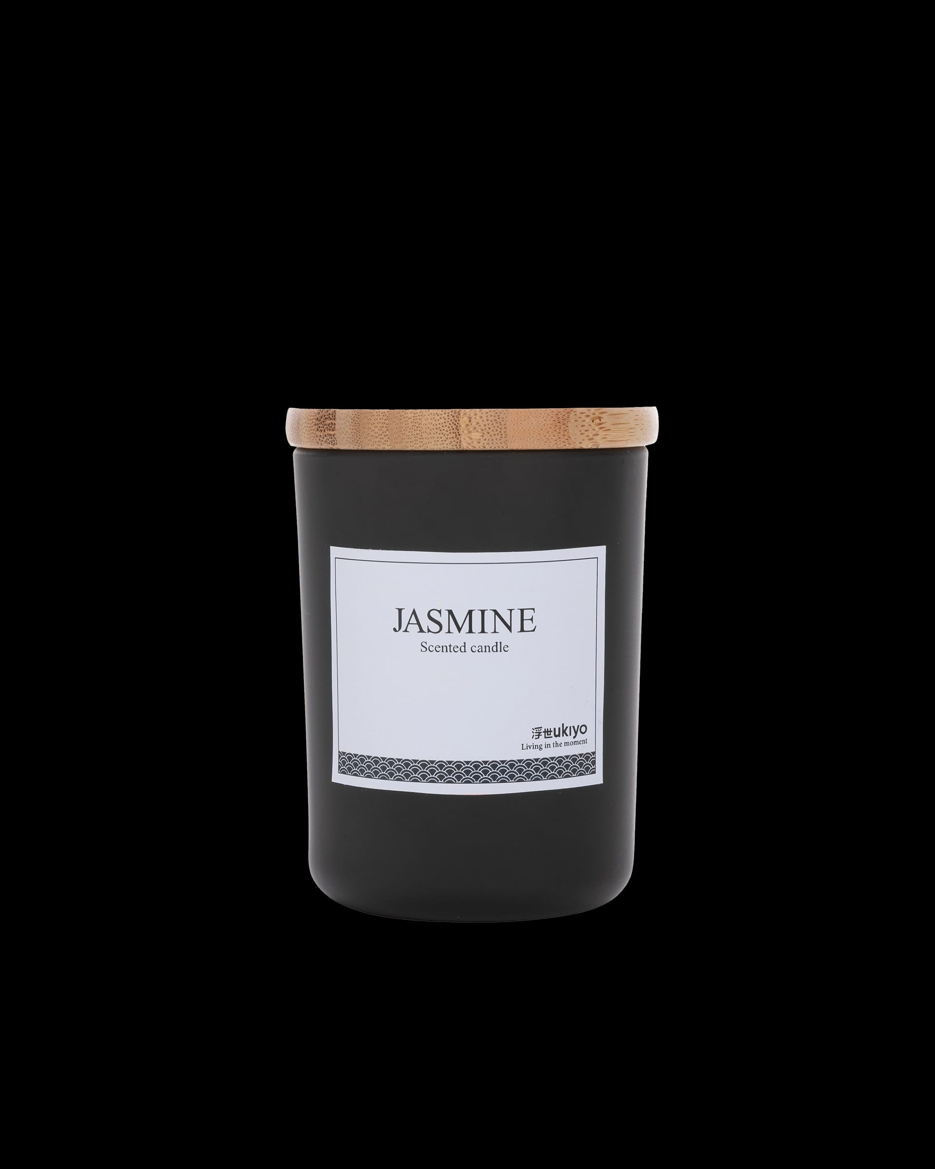 Ukiyo Scented Candle with Bamboo Lid